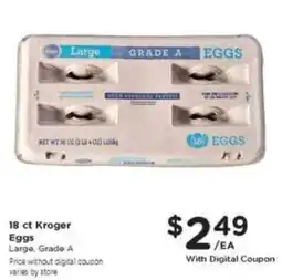 Mariano's Kroger Large Grade A Eggs offer