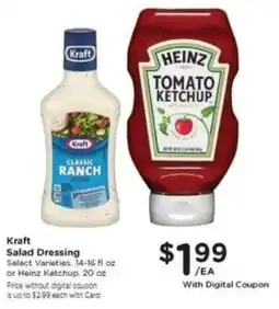 Mariano's Kraft Salad Dressing or Heinz Ketchup offer