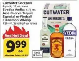 Vons Cutwater Cocktails offer