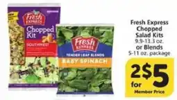 Vons Fresh Express chopped salad kits offer