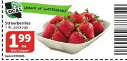 Vons Strawberries offer