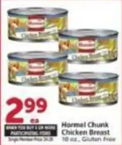 Vons Hormel Chunk Chicken Breast offer