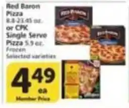 Vons Red Baron Pizza offer