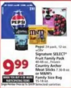 Vons Pepsi Signature Select offer