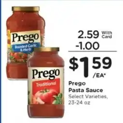 Mariano's Prego pasta sauce offer