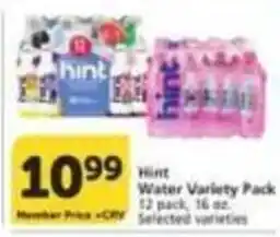 Vons Hint Water Variety Pack offer