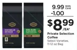 Mariano's Private Selection Coffee offer