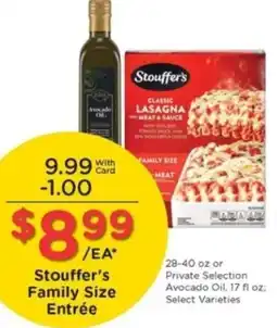 Mariano's Stouffer's Family Size Entrée offer
