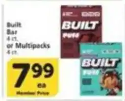 Vons Built Bar or Multipacks offer