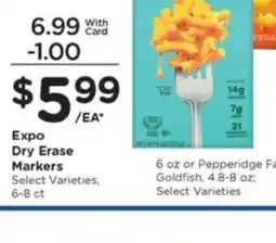 Mariano's Expo Dry Erase Markers offer