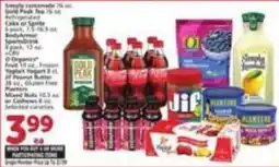Vons Simply Lemonade, Gold Peak Tea, O’Dorgan’s, Jif, Planters offer
