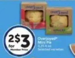 Vons Overjoyed Mini Pie offer