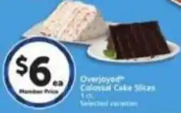 Vons Overjoyed Colonial Cake Slices offer