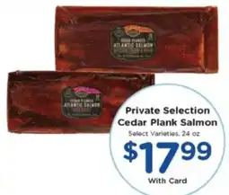 Mariano's Private Selection Cedar Plank Salmon offer