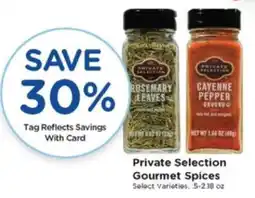 Mariano's Private Selection Gourmet Spices offer