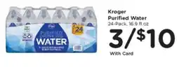 Mariano's Kroger purified water offer