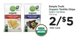 Mariano's Simple Truth Organic Tortilla Chips offer