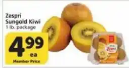 Vons Zespri Sungold Kiwi offer