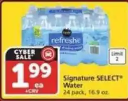 Vons Signature SELECT Water offer