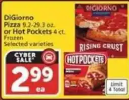 Vons DiGiorno pizza or Hot Pockets offer