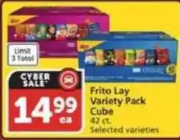 Vons Frito Lay Variety Pack Cube offer