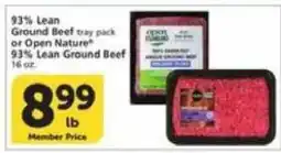 Vons 93% Lean Ground Beef offer