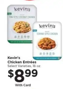 Mariano's Kevin's Chicken Entrées offer