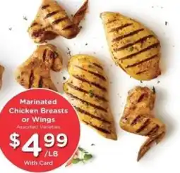 Mariano's Marinated Chicken Breasts or Wings offer