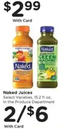 Mariano's Naked Juices offer