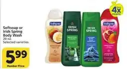 Vons Softsoap or Irish Spring Body Wash offer