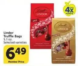 Vons Lindor Truffle Bags offer