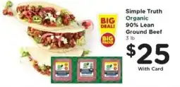 Mariano's Simple Truth Organic Ground Beef offer
