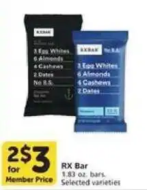 Vons Rx Bar offer