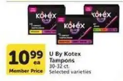 Vons U By Kotex Tampons offer