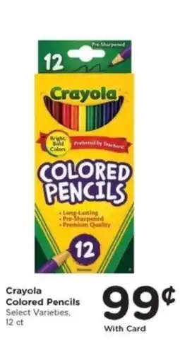 Mariano's Crayola colored pencils offer
