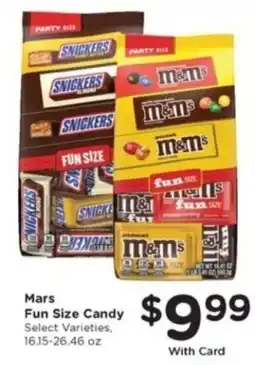 Mariano's Mars Fun Size Candy offer