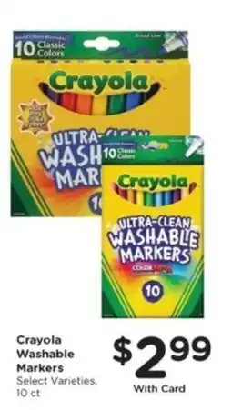 Mariano's Crayola Washable Markers offer