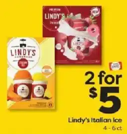 Weis Markets Lindy's Italian Ice offer