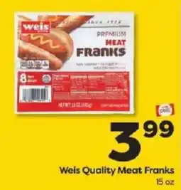 Weis Markets Weis Quality Meat Franks offer