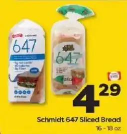 Weis Markets Schmidt 647 Sliced Bread offer