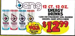Ollie's Bang energy drinks offer