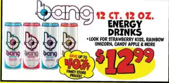 Bang energy drinks