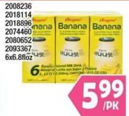 99 Ranch Banana flavored milk drink offer