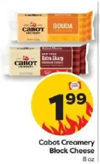 Cabot Creamery Block Cheese