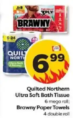 Weis Markets Quilted Northern Ultra Soft Bath Tissue offer