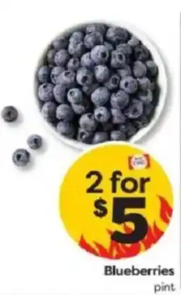 Weis Markets Blueberries offer