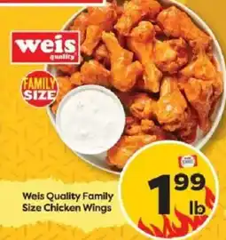 Weis Markets Weis Quality Family Size Chicken Wings offer