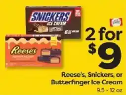 Weis Markets Reese's, Snickers, or Butterfinger Ice Cream offer