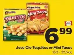Weis Markets Jose Ole Taquitos or Mini Tacos offer