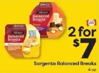 Weis Markets Sargento Balanced Breaks offer